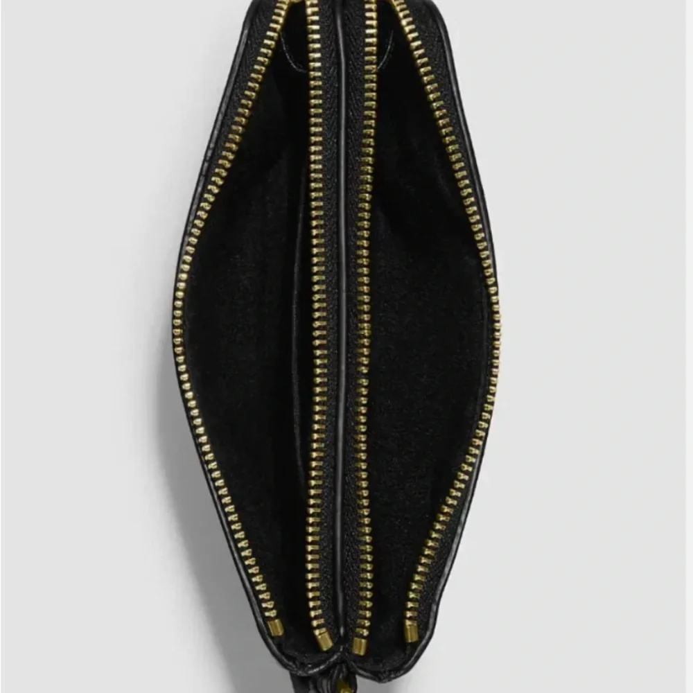 COACH F66506 Chocolate Coated Canvas Double Corner Zip Around Wristlet NWOT - Picture 6 of 6